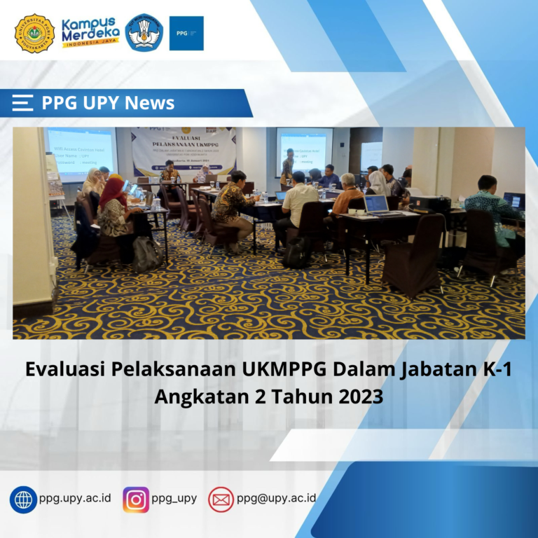 Evaluasi Pelaksanaan UKMPPG Dalam Jabatan K-1 Angkatan 2 Tahun 2023