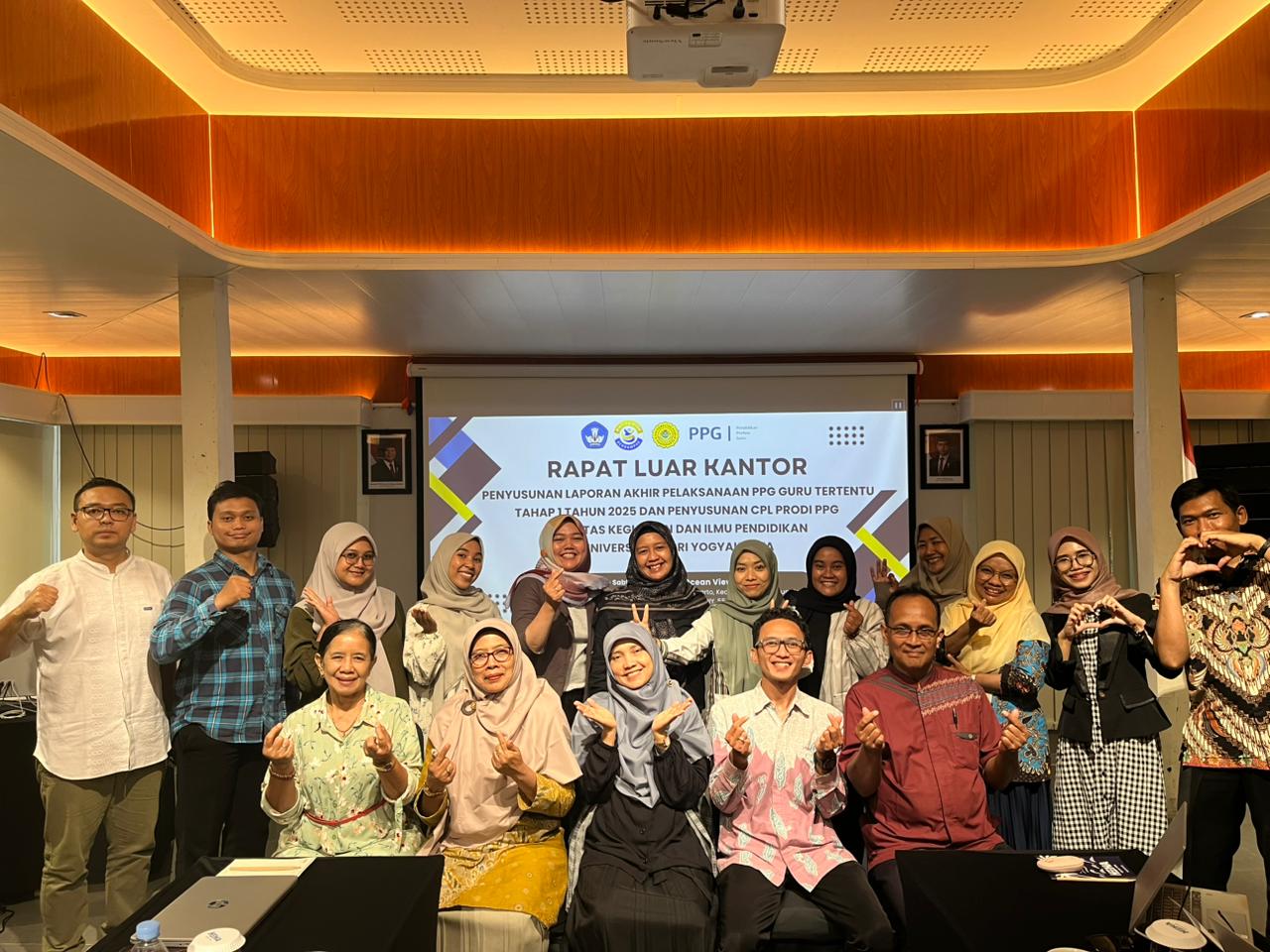Rapat luar kantor PPG FKIP UPGY 2025
