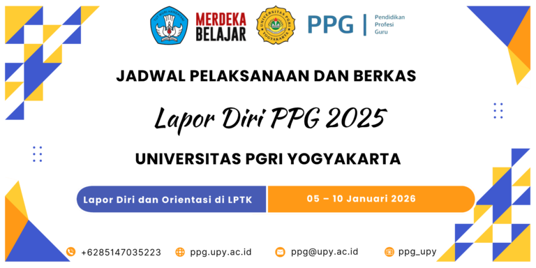 Pelaksanaan Lapor Diri PPG Calon Guru 2025/2026 Universitas PGRI Yogyakarta