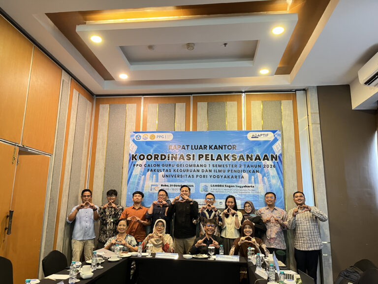 Rapat koordinasi PPG calon guru gelombang 1 semester 2 tahun 2026 di LAMORA Sagan Yogyakarta