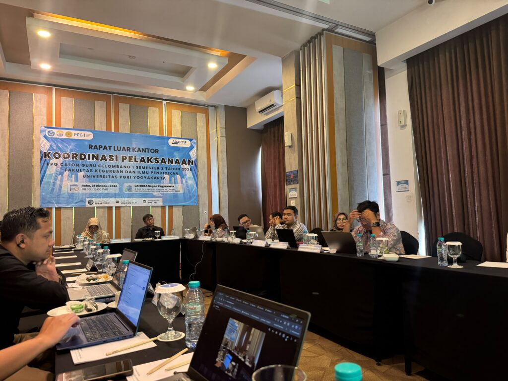 Rapat koordinasi PPG calon guru gelombang 1 semester 2 tahun 2026 di LAMORA Sagan Yogyakarta